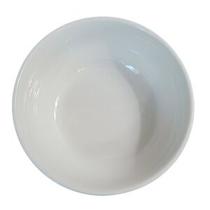 Retired Pampered Chef Simple Additions Small Bowl White China 3.5" Glazed